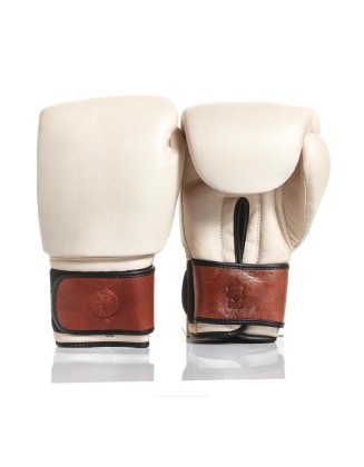Retro genuine leather boxing and fighting gloves