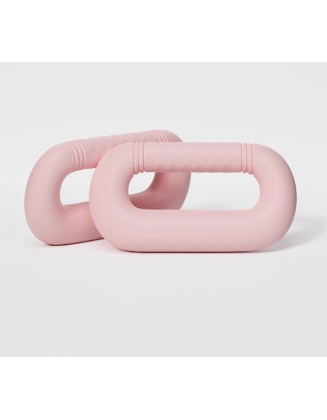 Circular fitness equipment with soft dumbbells