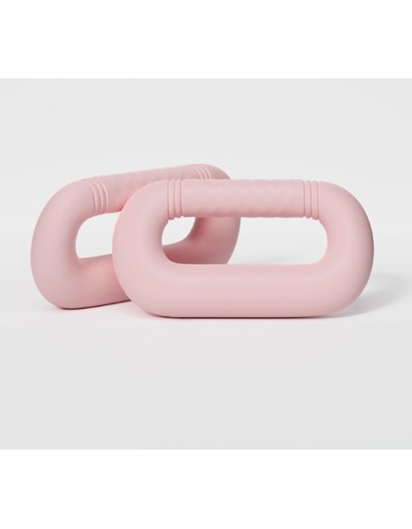 Circular fitness equipment with soft dumbbells