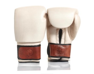 Retro genuine leather boxing and fighting gloves