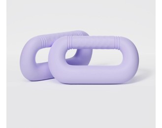 Circular fitness equipment with soft dumbbells